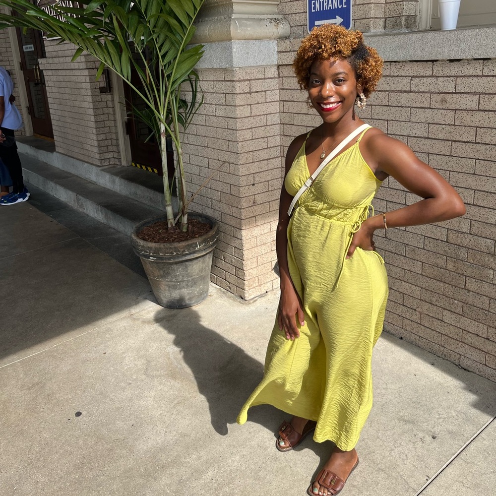 H&M Vibrant Yellow Maxi Dress